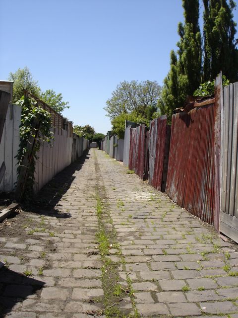 back lane